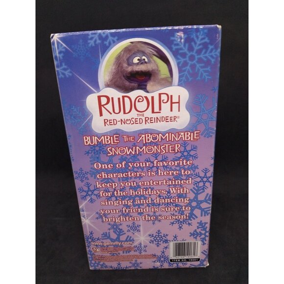 Rudolph Red Nosed Reindeer Bumble Abominable Snow monster sing Plush AS IS READ - Picture 3 of 8